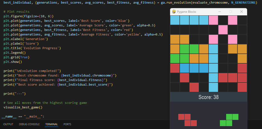 Block Game Genetic Algorithm 1